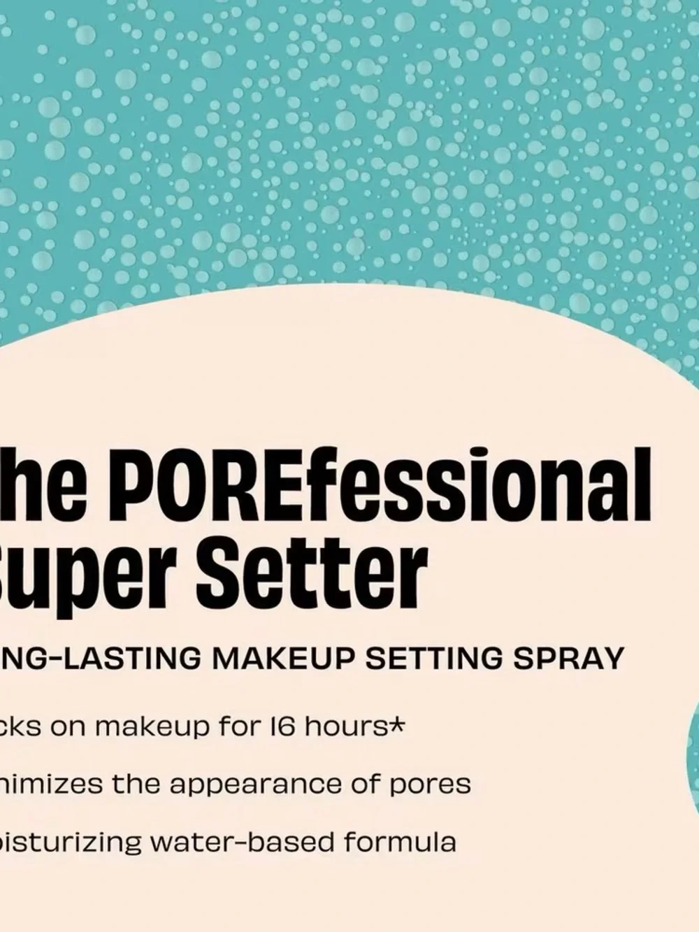 Benefit The POREfessional: Super Setter Long-Lasting Makeup Setting Spray Mini